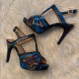NWT Thalia Sodi  Multi-Color Platform Dress Sandal
